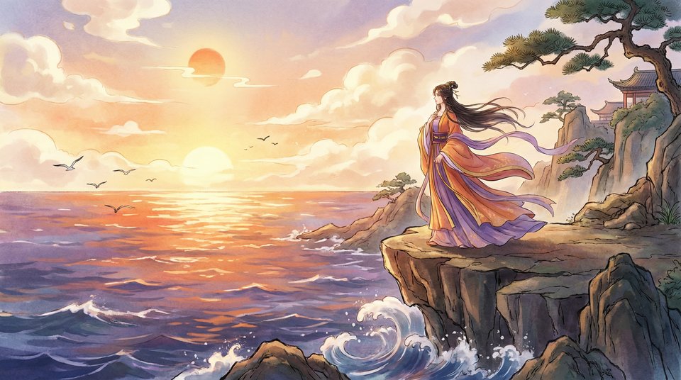 每日大赛海边黄昏视频